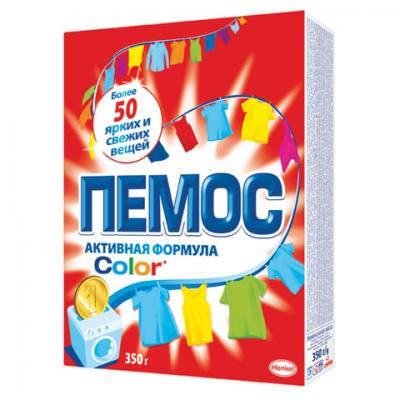 Стиральный порошок-автомат 350 г, ПЕМОС Color "Активная формула", 2080107
