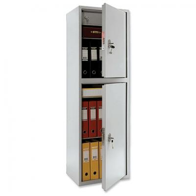 Шкаф металлический для документов ПРАКТИК SL-150/2Т, 1490х460х340 мм, 36 кг, 2 отделения, сварной