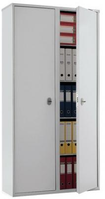 Шкаф металлический для документов ПРАКТИК "SL-185/2", 1800х920х340 мм, 2 отделения, 85 кг, сварной