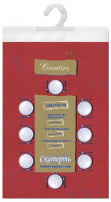 Скатерть бумажная ламинированная ASTER "Creative", 120х200, бордовая, эффект шелка, Бельгия, 79125