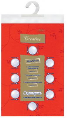 Скатерть бумажная ламинированная ASTER "Creative", 120х200, красная, эффект шелка, Бельгия, 79149