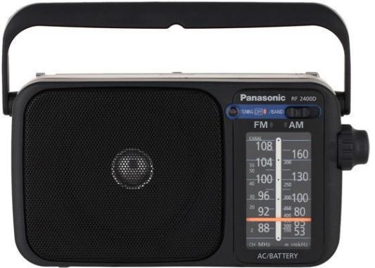 Радиоприемник портативный Panasonic RF-2400DEE-K черный