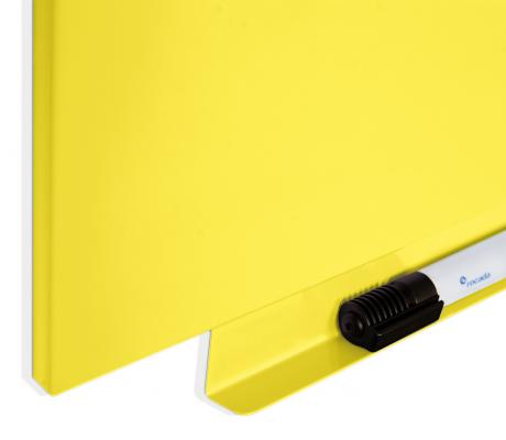 Демонстрационная доска Rocada SkinColour 6421R-1016 магнитно-маркерная лак 100x150см желтый