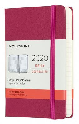 Ежедневник Moleskine CLASSIC Pocket 90x140мм 400стр. фиксирующая резинка фуксия