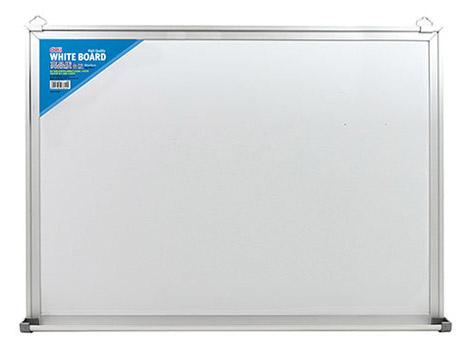 Демонстрационная доска Deli E7818 магнитно-маркерная лак 90x150см алюминиевая рама белый с аксессуарами