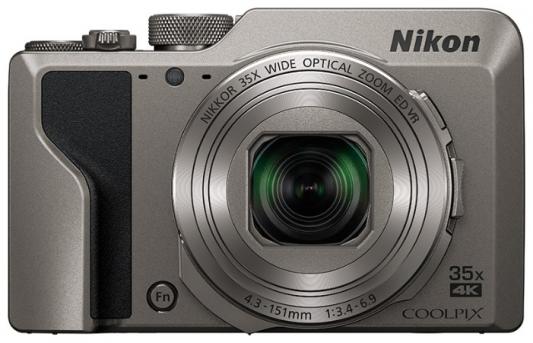 Фотоаппарат Nikon CoolPix A1000 серебристый 20.3Mpix Zoom35x 2.7" 4K SDXC CMOS 1x2.3 IS opt+el 1minF 30fr/s HDMI/EN-EL12