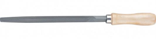 Напильник, 250 мм, трехгранный, деревянная ручка// Сибртех