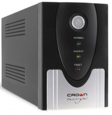 Источник бесперебойного питания Crown CMU-SP500 IEC USB 500VA Черный