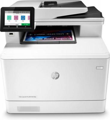 МФУ HP Color LaserJet Pro M479fdn <W1A79A> принтер/сканер/копир/факс, A4, ADF, дуплекс, 27/27 стр/мин, 512Мб, USB, LAN (замена CF378A M477fdn)