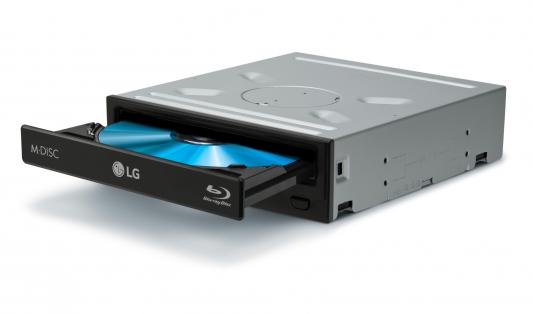 Привод для ПК Blu-ray LG CH12NS40 SATA черный OEM