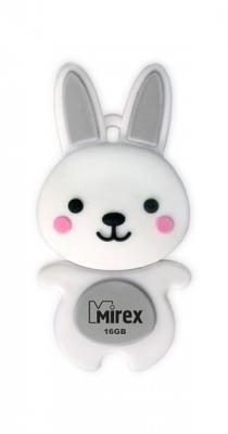 Флеш накопитель 16GB Mirex Rabbit, USB 2.0, Серый