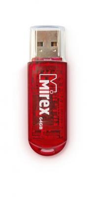 Флеш накопитель 64GB Mirex Elf, USB 2.0, Красный