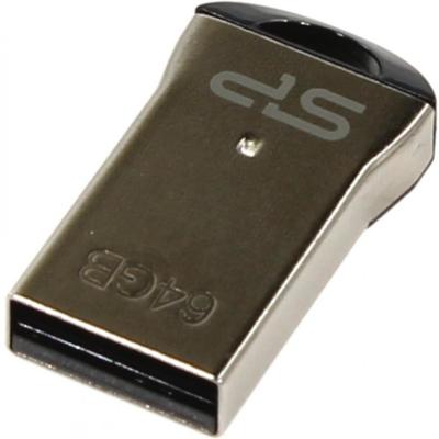 Фото - Флеш накопитель 64GB Silicon Power Touch T01, USB 2.0, Черный, без цепочки флеш накопитель silicon power 8gb touch t08 usb 2 0 белый sp008gbuf2t08v1w