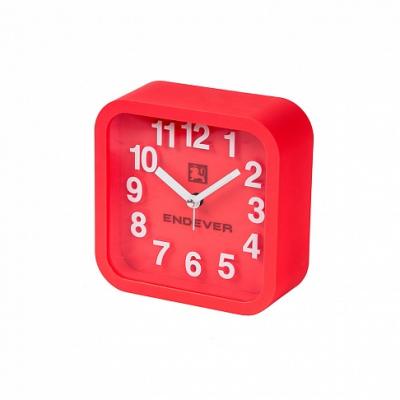 15-RealTime Часы будильник , ENDEVER розовый,.батарейка 1хАА не входит в комплект