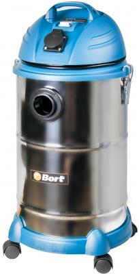 Строительный пылесос Bort BSS-1530N-Pro 1400Вт (уборка: сухая/влажная) серебристый