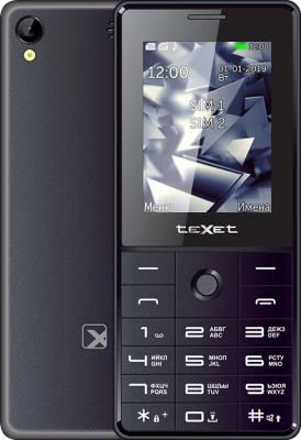 Мобильный телефон Texet TM-211 черный 2.4" Bluetooth