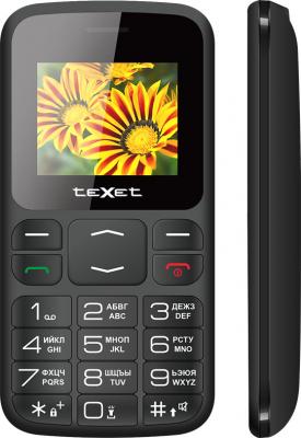 Мобильный телефон Texet TM-B208 черный 1.77" Bluetooth