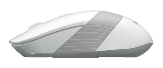 A-4Tech Мышь FStyler FG10 WHITE белый/серый оптическая (2000dpi) беспроводная USB [1147569]