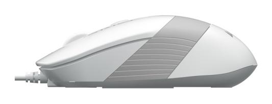 Мышь проводная A4TECH Fstyler FM10 белый серый USB