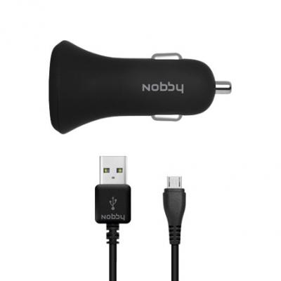Автомобильное зарядное устройство Nobby 8820 2 х USB 2.4А черный