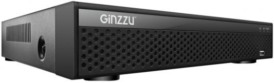 Регистратор Видеонаблюдения GINZZU HD-815 8-канальный 1080N гибридный 5 в 1 (HDMI/VGA выход, 8 входов видео/4 аудио, LAN, 2*USB, 1SATA до 8Tb, поддерж