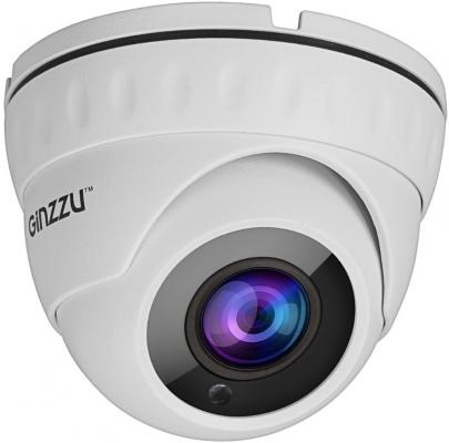 Камера Видеонаблюдения GINZZU HID-2032S IP 2.0Mp Sony 307, POE, SD-UpTo128gb, 3.6mm,куп,IR 20м,IP66,мет