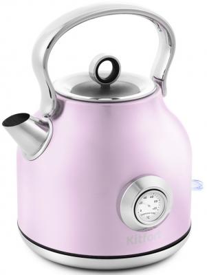 Чайник электрический KITFORT КТ-673-4 2200 Вт розовый 1.7 л нержавеющая сталь