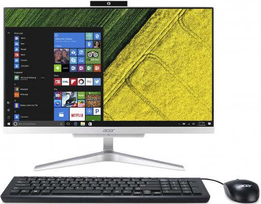 Моноблок Acer Aspire C22-320 21.5" Full HD A6 9220e (1.6)/4Gb/1Tb 5.4k/R4/CR/Windows 10 Home/WiFi/BT/клавиатура/мышь/серебристый 1920x1080