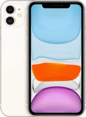 Смартфон Apple iPhone 11 128 Гб белый (MWM22RU/A)
