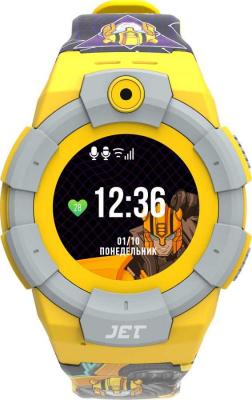 Смарт-часы Jet Kid Bumblebee 45мм 1.44" TFT желтый