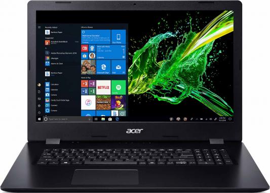 Ноутбук Acer Aspire A317-51K-38LM Core i3 7020U/4Gb/SSD128Gb/Intel HD Graphics 620/17.3"/FHD (1920x1080)/Windows 10/black/WiFi/BT/Cam