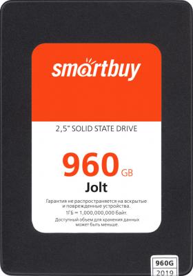 Твердотельный накопитель SSD 2.5" 960 Gb Smart Buy SB960GB-JLT-25SAT3 Read 550Mb/s Write 490Mb/s 3D NAND TLC