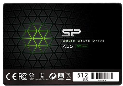 Твердотельный накопитель SSD 2.5" 512 Gb Silicon Power Ace A56 Read 560Mb/s Write 530Mb/s 3D NAND TLC