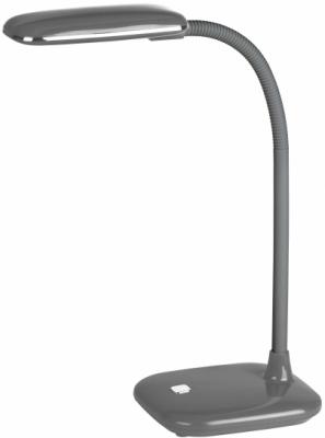 ЭРА Б0018826 Настольный светодиодный светильник NLED-450-5W-GY серый {цвет. температура 3000К}