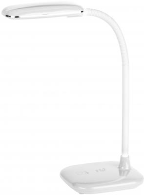 ЭРА Б0018828 Настольный светодиодный светильник NLED-451-5W-W белый {3 ступенчатый диммер яркости, цвет. температура 3000К}