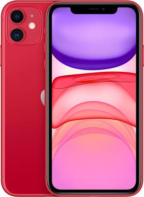 Смартфон Apple iPhone 11 128 Гб красный (MWM32RU/A)