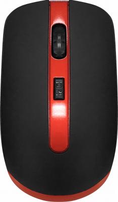 Мышь CBR CM 554R Black/Red USB(Radio) оптическая, 1600 dpi, 3 кнопки и колесо прокрутки