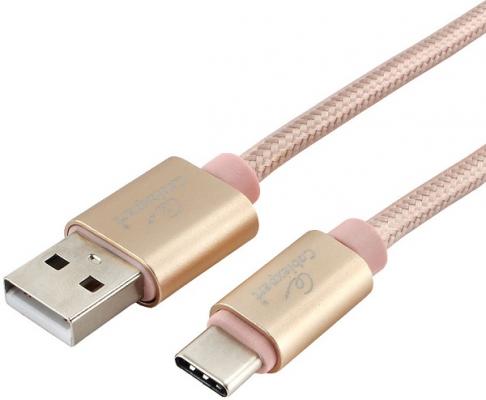 Cablexpert Кабель USB 2.0 CC-U-USBC01Gd-1M AM/TypeC, серия Ultra, длина 1м, золотой, блистер