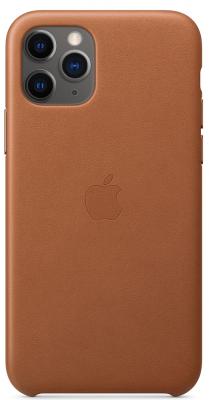 Чехол Apple Leather Case для iPhone 11 Pro коричневый (MWYD2ZM/A)