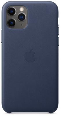 Чехол Apple Leather Case для iPhone 11 Pro синий (MWYG2ZM/A)