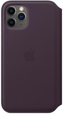 Чехол Apple Leather Folio для iPhone 11 Pro фиолетовый (MX072ZM/A)