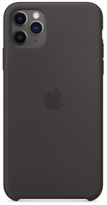 Чехол Apple Silicone Case для iPhone 11 Pro Max чёрный (MX002ZM/A)
