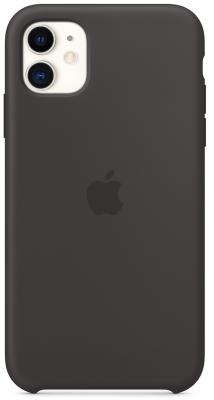 Чехол Apple Silicone Case для iPhone 11 чёрный (MWVU2ZM/A)