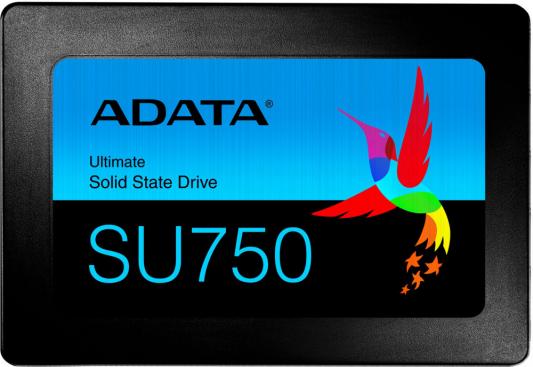 Твердотельный накопитель SSD 2.5" 1 Tb A-Data ASU750SS-1TT-C Read 550Mb/s Write 520Mb/s 3D NAND TLC