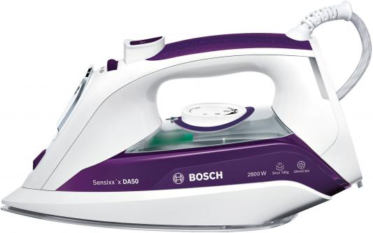 Утюг Bosch/ 2800 Вт, 180г/мин, белый/фиолетовый