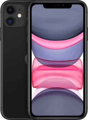 Смартфон Apple iPhone 11 64 Гб черный (MWLT2RU/A)