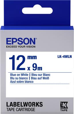 Epson Tape LK-4WLN Std Blue/Wht 12/9