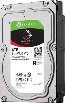 Жесткий диск 3.5" 6 Tb 7200 rpmrpm 256 MbMb cache Seagate IronWolf Pro SATA III 6 Gb/s (ST6000NE000)