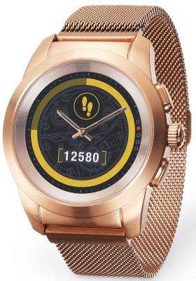 Смарт-часы MyKronoz ZeTime Elite Petite 42.9мм 1.05" TFT розовое золото (KRZT1PE-BPG-PGMIL)