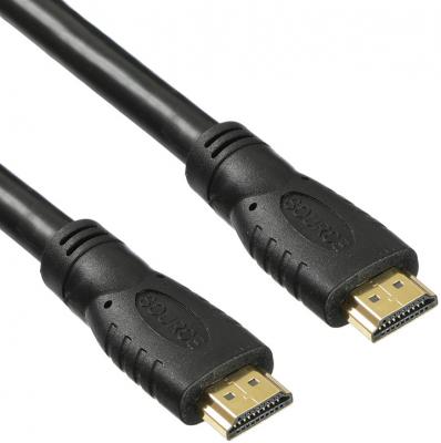 Кабель HDMI 15м Бюрократ BHP HDMI 2.0-15 круглый черный